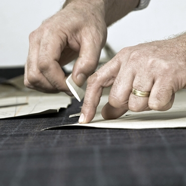 Templates for making custom-fitted furniture